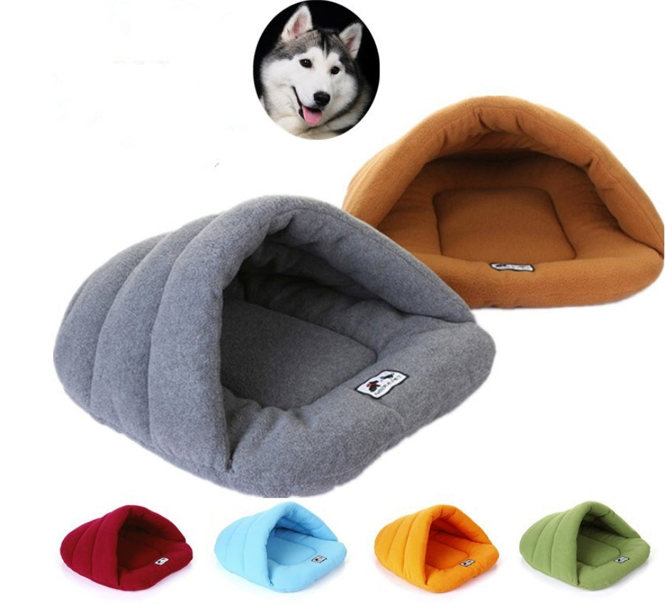 Sac de Couchage en Polaire pour Chat et Petit Chien – Nid Douillet & Chaud