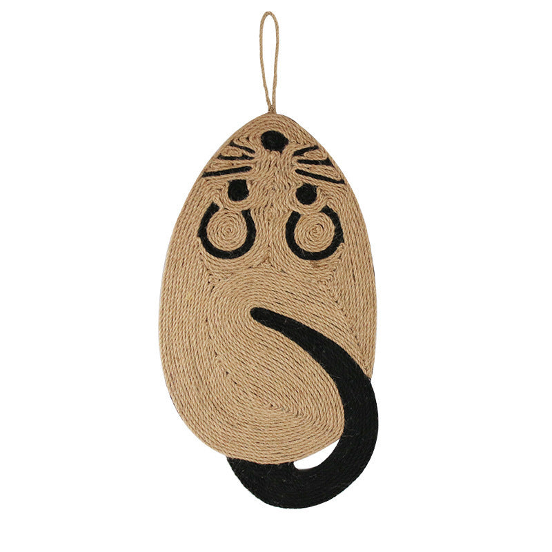 Tapis à Griffer pour Chat en Sisal – Forme Souris