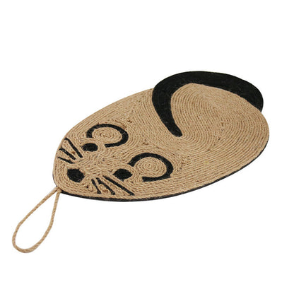 Tapis à Griffer pour Chat en Sisal – Forme Souris