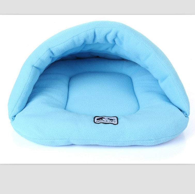 Sac de Couchage en Polaire pour Chat et Petit Chien – Nid Douillet & Chaud