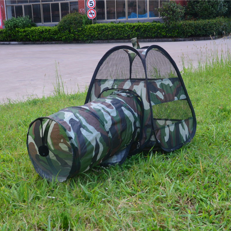 Tente pour Chat avec Coussin – Camouflage et Confort Absolu