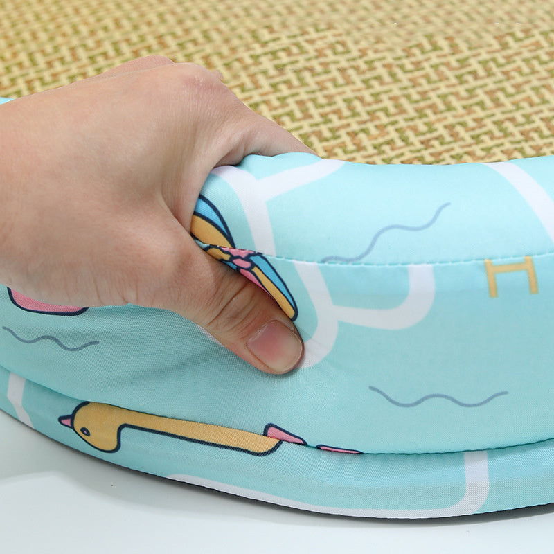Tapis-Niche d’Été pour Chat – Rotin Aéré & Confort Naturel