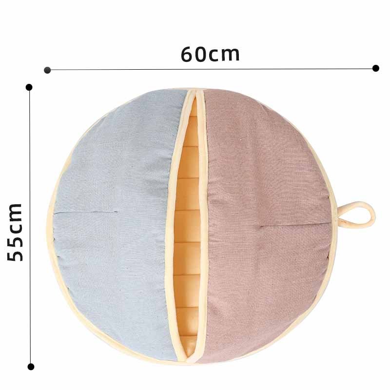 Panier Rond pour Chat – Nid Douillet Hiver