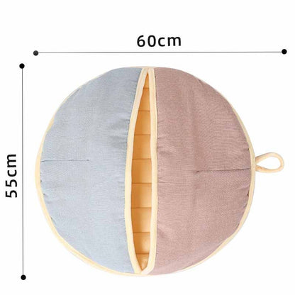 Panier Rond pour Chat – Nid Douillet Hiver
