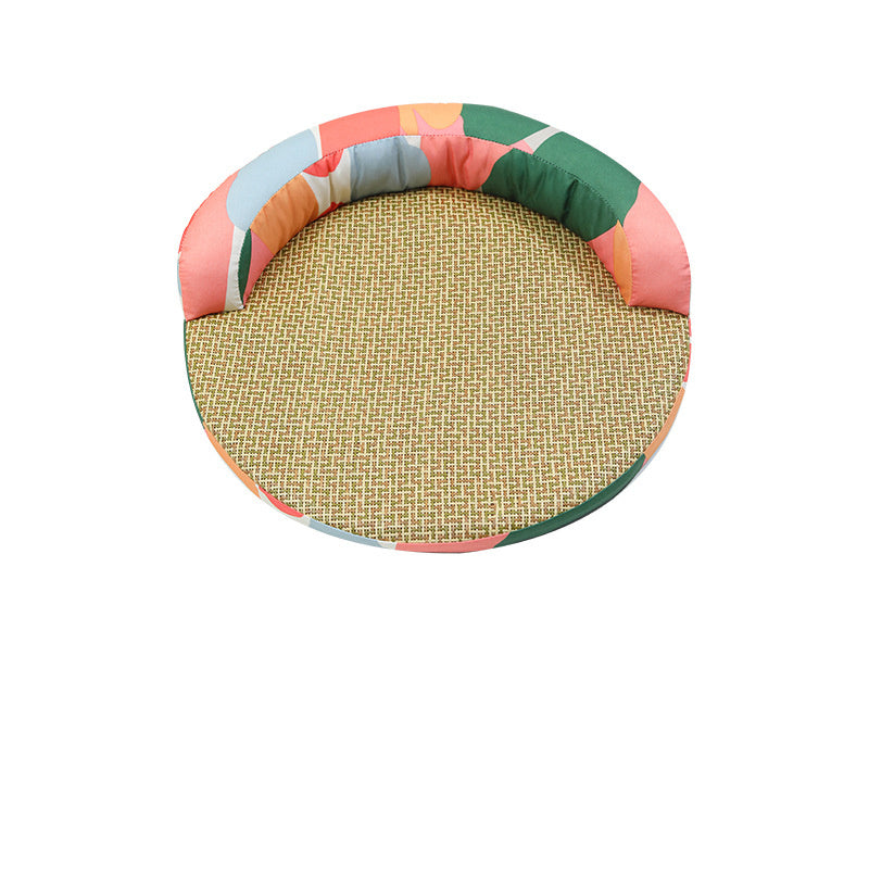 Tapis-Niche d’Été pour Chat – Rotin Aéré & Confort Naturel
