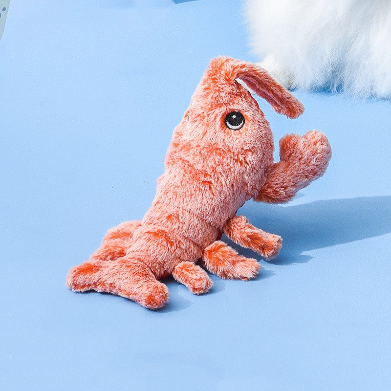 Jouet Interactif pour Chat – Crevette Sautante Électrique
